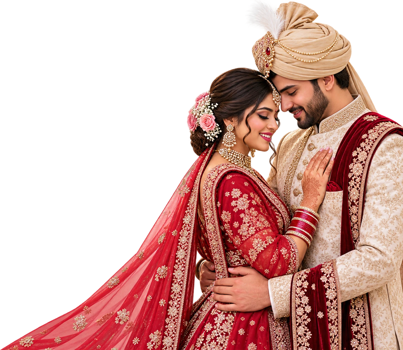 vivahwala.com — a couple in traditional Indian wedding attire